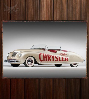 Металлическая табличка Chrysler Newport Dual Cowl Phaeton LeBaron Pace Car